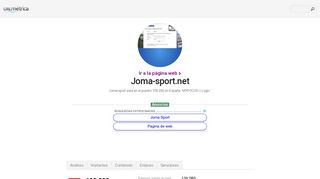 
                            8. www.Joma-sport.net - MYFOCUS | | Login