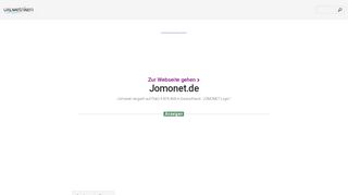 
                            1. www.Jomonet.de - JOMONET Login - Urlm.de