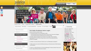 
                            2. www.juleica.de: Login-Problem