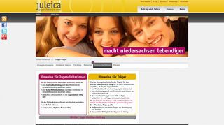 
                            3. www.juleica.de: Träger-Login