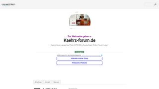 
                            2. www.Kaehrs-forum.de - Kährs Forum: Login - Urlm.de