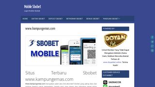 
                            8. www.kampungemas.com | Mobile Sbobet | Link Baru Sbobet