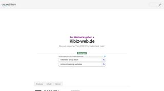 
                            6. www.Kibiz-web.de - Login - Urlm.de