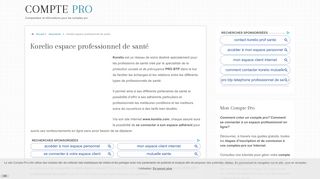 
                            6. www.korelio.com: comment créer mon espace korelio professionnel ...