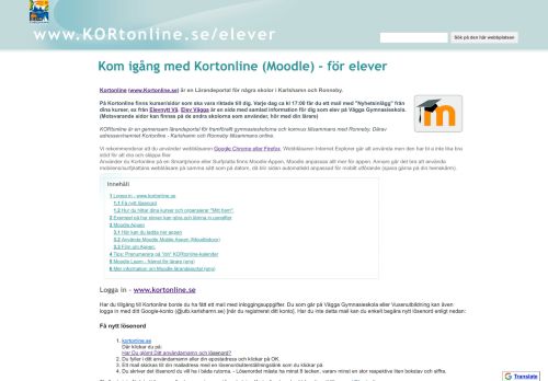 
                            3. www.KORtonline.se/elever - Google Sites