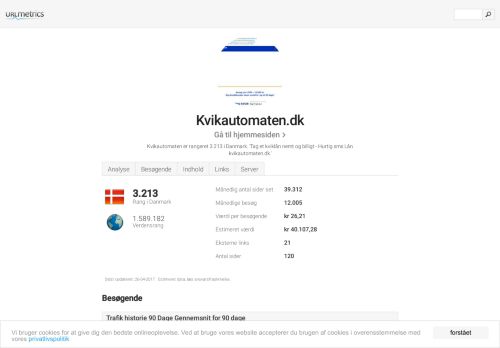 
                            4. www.Kvikautomaten.dk - Tag et kviklån nemt og billigt - urlm.dk