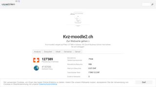 
                            5. www.Kvz-moodle2.ch - KV Zürich Business School - urlmetriken.ch