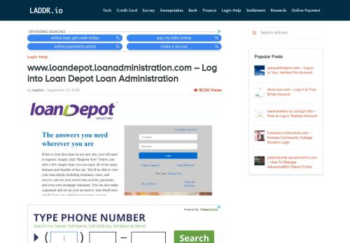 
                            8. www.loandepot.loanadministration.com - Log into Loan Depot Loan ...