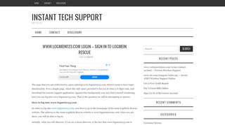 
                            5. www.Logmein123.com Login - Sign In to LogmeIn Rescue - Instant ...