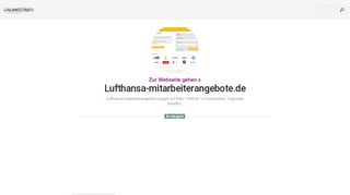 
                            4. www.Lufthansa-mitarbeiterangebote.de - Corporate Benefits - Urlm.de