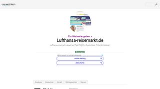 
                            4. www.Lufthansa-reisemarkt.de - Portal Anmeldung - Urlm.de