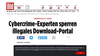 
                            7. „www.LuL.to “ dicht - Cybercrime-Experten sperren illegales ... - Bild.de