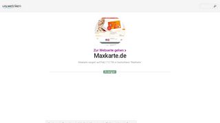 
                            7. www.Maxkarte.de - MaxKarte - Urlm.de