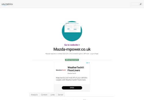 
                            3. www.Mazda-mpower.co.uk - MPower - Log In Page - urlm.co.uk