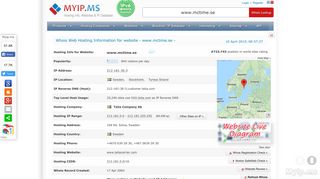
                            9. Www.mctime.se, Sweden - Whois - Myip.ms