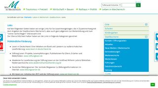 
                            4. www.mechernich.de: Links