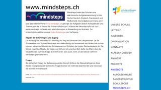 
                            7. www.mindsteps.ch - Website der Schule Endingen