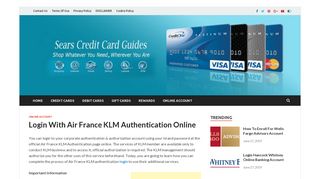 
                            6. www.myklm.org – Login With Air France KLM Authentication Online