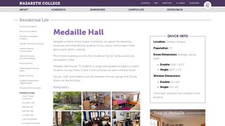 
                            9. www.naz.edu :: Medaille Hall