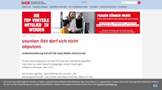 
                            7. www.oegb.at - younion: ÖSV darf sich nicht abputzen