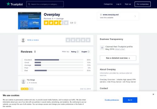 
                            8. www.overplay.net - Trustpilot