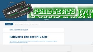 
                            5. www.paidverts.com login | paidvertsz
