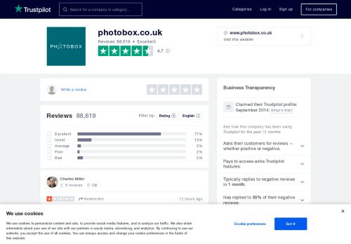 
                            6. www.photobox.co.uk Reviews | Read Customer Service ... - Trustpilot