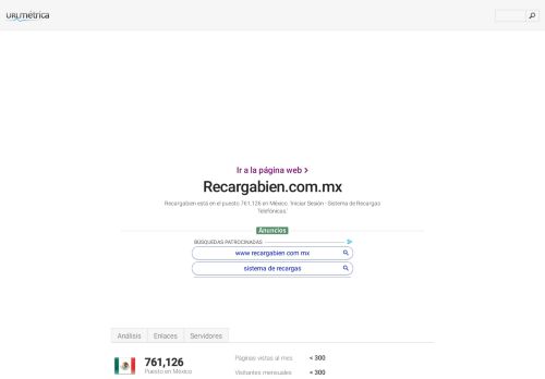 
                            4. www.Recargabien.com.mx - Iniciar Sesión - Sistema de Recargas ...