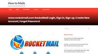 
                            10. www.rocketmail.com RocketMail Login, Sign in, Sign up, Create New ...