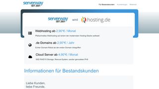 
                            1. www.serverway.de - Webhosting modern gedacht