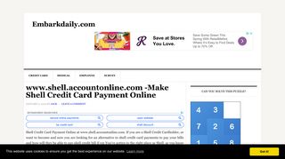 
                            6. www.shell.accountonline.com -Make Shell Credit Card Payment ...