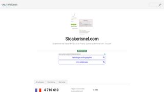
                            4. www.Sicakerisnel.com - portail.sicakerisnel.com - URL metrique