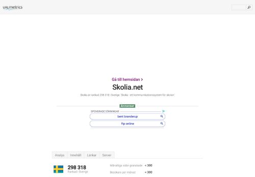 
                            1. www.Skolia.net - Skolia - ett kommunikationssystem för skolan - urlm.se