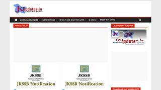 
                            4. www.ssbjk.in | JKUpdates - Jammu Kashmir Alerts & Updates