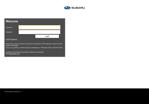 
                            2. www.subarunet.com/home/login.do