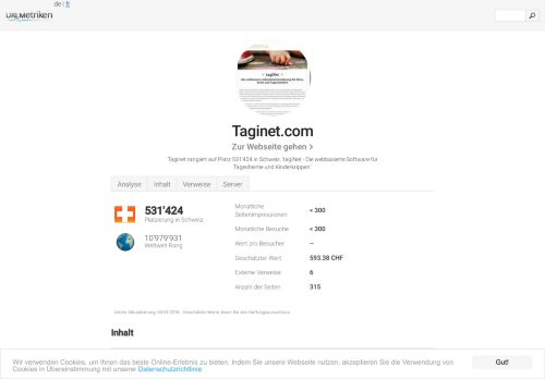 
                            6. www.Taginet.com - tagiNet - Die webbasierte Software für