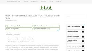 
                            3. www.tellmemoreeducation.com - Login Rosetta Stone Suite ...