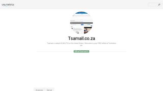 
                            5. www.Tsamail.co.za - Welcome to your FREE eMail at Technikon SA
