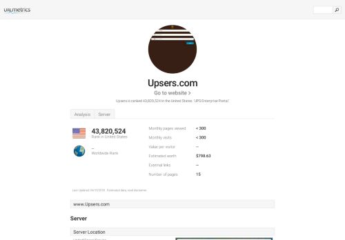 
                            13. www.Upsers.com - UPS Enterprise Portal - urlm.co