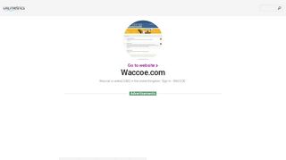 
                            7. www.Waccoe.com - Sign In - WACCOE - urlm.co.uk