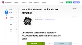 
                            8. www.WarXtreme.com | Detailed statistics of Facebook page ...