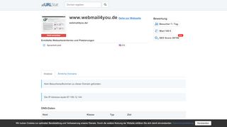 
                            10. www.webmail4you.de - webmail4you.de/ - URLStat
