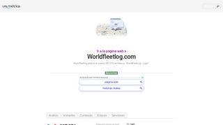 
                            7. www.Worldfleetlog.com - WorldFleetLog - Login - urlmetrica.com.mx