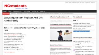 
                            11. Www.x3gain.com Register And Get Paid Directly – NGstudents.com