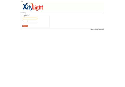 
                            2. www.xitylight.de - Anmelden - Login