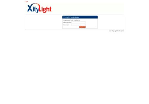 
                            1. www.xitylight.de - MyXityLight Login