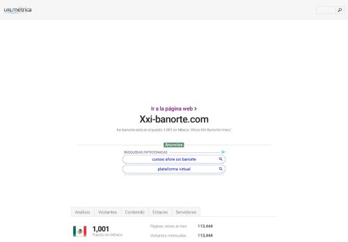 
                            9. www.Xxi-banorte.com - Afore XXI Banorte | Inicio - urlmetrica.com.mx