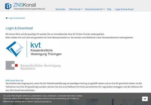 
                            4. www.zns-konsil.de: Login & Download