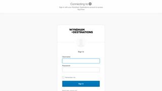 
                            5. Wyndham Worldwide Simplified Sign-On Login