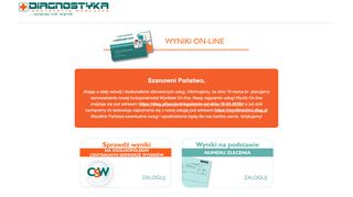 
                            1. Wyniki on-line - Diagnostyka